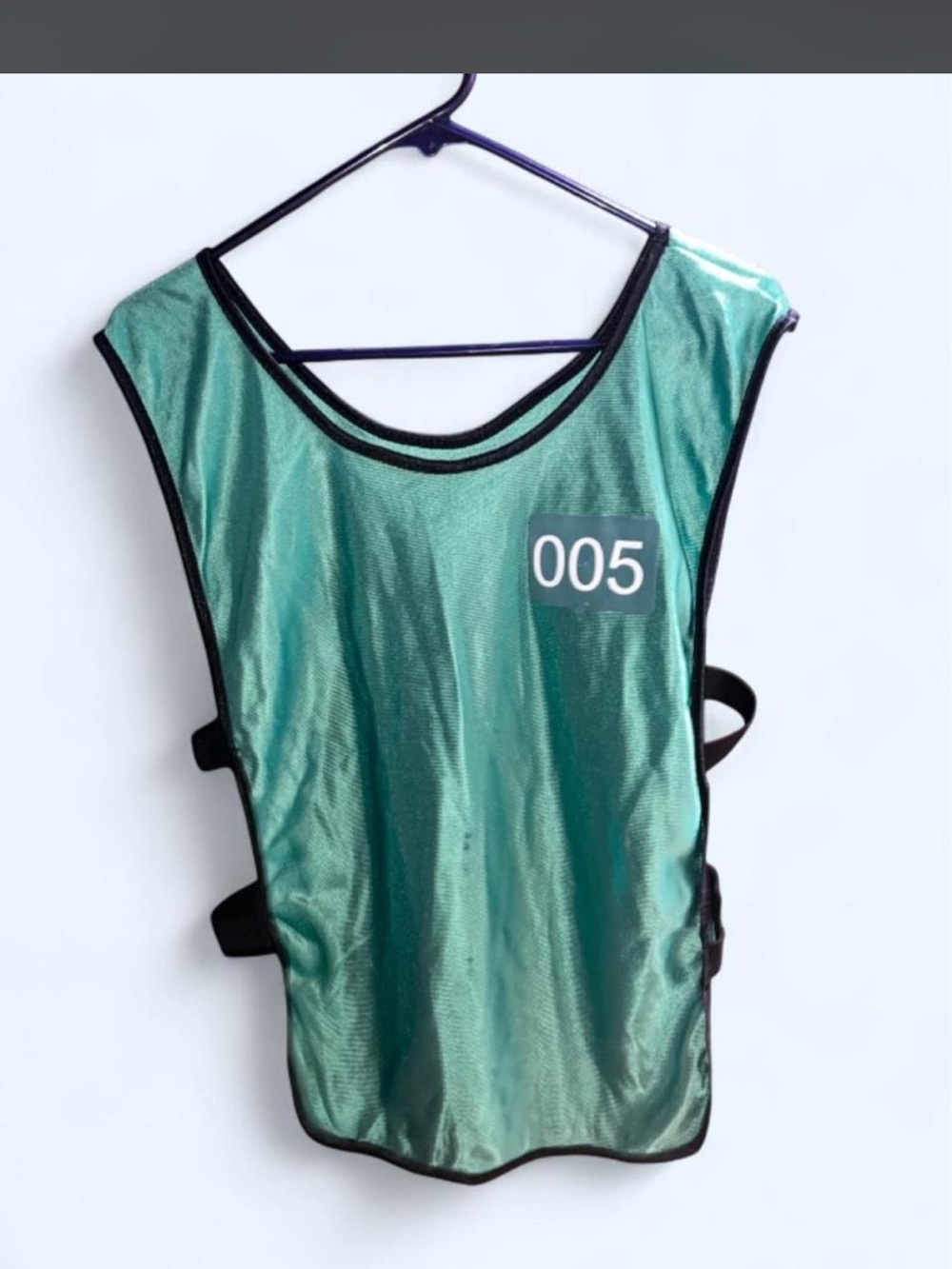 Green Mesh Sports Pinnie Scrimmage Vest
